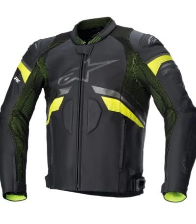 Alpinestars GP Plus R V3 Rideknit Leather Jacket Black, Yellow
