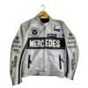 Mercedes Benz Racing Leather Jacket Rare Streetwear