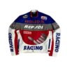 Honda Genuine Leather Racing Jacket Streetwear Y2