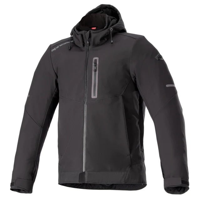 alpinestars-neo-waterproof-hoodie-blackg Alpinestars Neo Waterproof Hoodie Black - Image 1