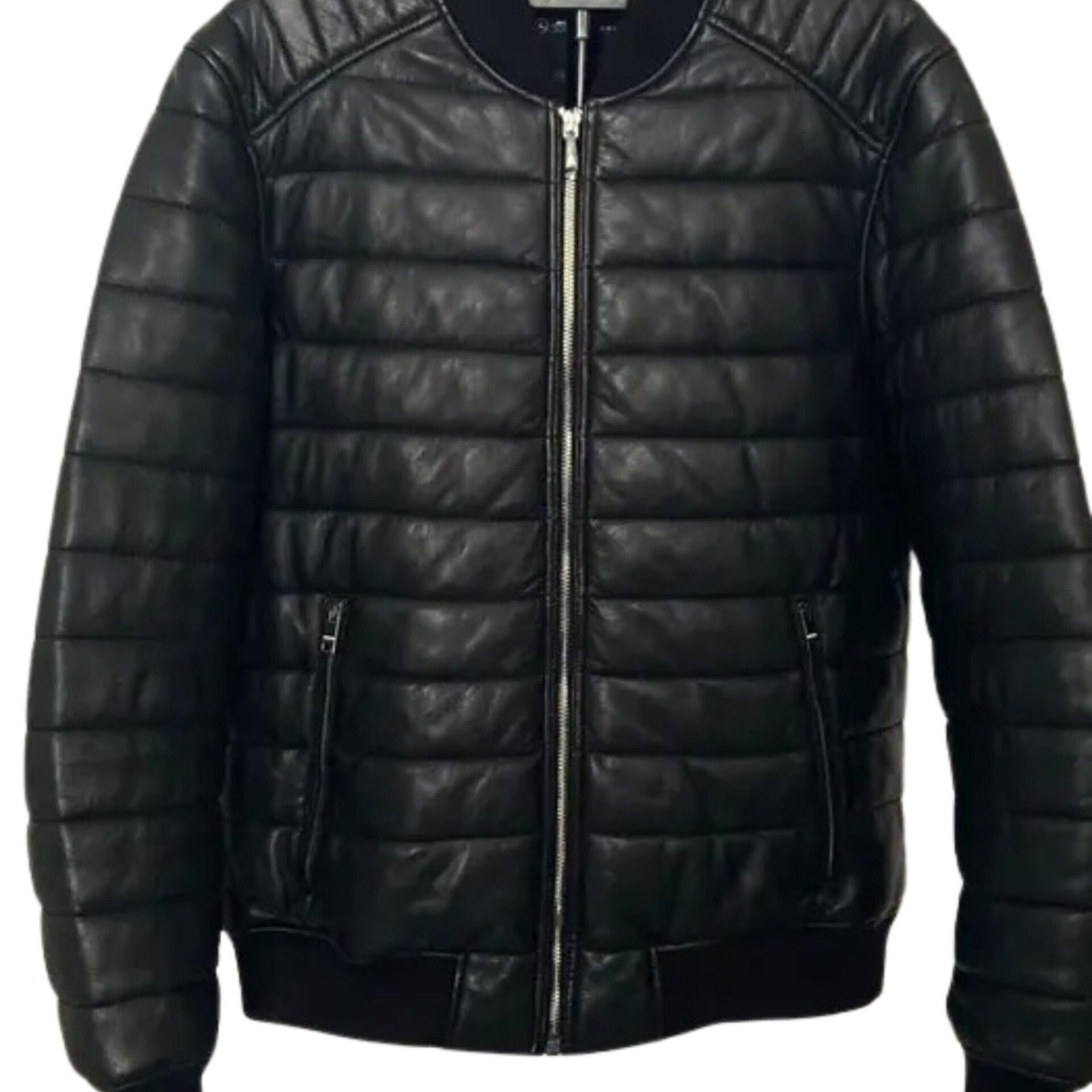 tommy-hilfiger-x-mercedes-benz-bomber-leather-jacketf Tommy Hilfiger X Mercedes-Benz Bomber Leather Jacket - Image 1