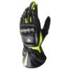 Dainese Steel Pro Leather Motorcycle Gloves Black Yellow