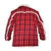 Checked- Red Leather Jacket - Image 2