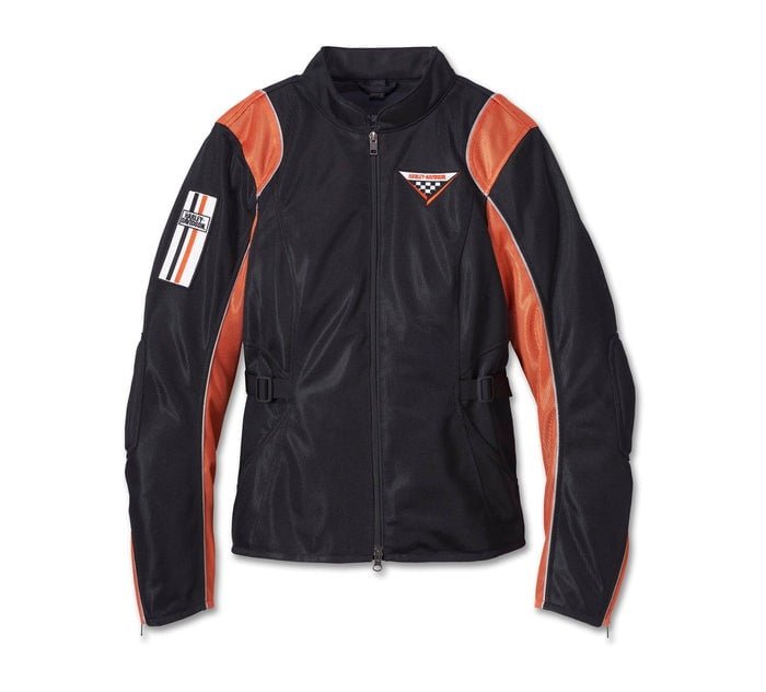 HARLEY-DAVIDSON-WOMEN'S-CORA-MESH-2.0-RIDING-3-IN-1-JACKET-W-ARMOUR-POCKETS Harley-Davidson Women's Cora Mesh 2.0 Riding 3-In-1 Jacket W/ Armour Pockets - Image 1