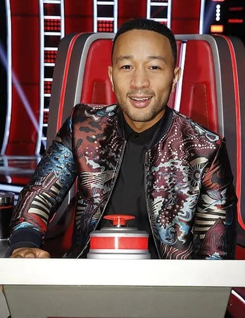 John-Legend-The-Voice-Multicolor John Legend The Voice Multicolor Bomber Jacket - Image 1