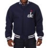 Men's Navy Washington Wizards Varsity Jacket - Image 2