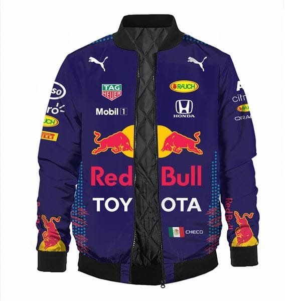 RedBullF_600x Redbull biker Bomber Jacket - Image 1