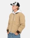 Stussy 8 Ball Brown Quilted Liner Jacket - Image 6