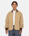 Stussy 8 Ball Brown Quilted Liner Jacket - Image 4