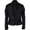 Women’s Elegant Black Leather Jacket - Image 2