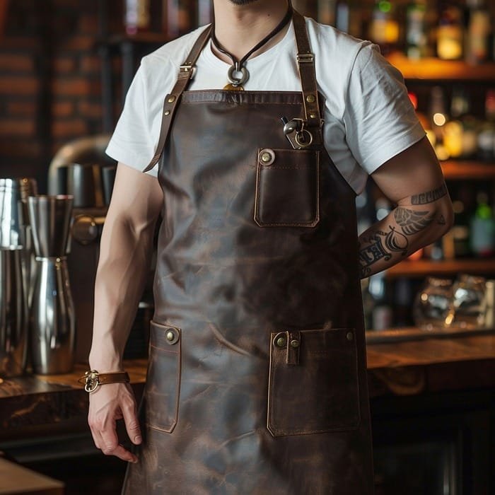 bartenderleatherapron BarBrew Leather Apron - Image 1