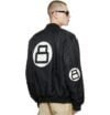 8 Ball Black Nylon Bomber Jacket - Image 3