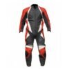 Red & Black Men Motorbike Leather Suits
