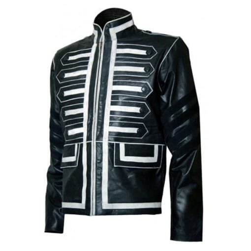 resize_0127_Layer-8-510x510 Military- Men’s Black Leather Jacket - Image 1