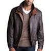 Brown-Black- Men’s Leather Jacket