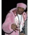 Cam’Ron’s Signature Pink Fur Shearling the Killa Cam Jacket - Image 2