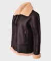 Tracy Brown SF Aviator Leather Jacket - Image 3