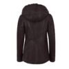 Women's Hooded Fur Shearling Long Jacket - Image 3