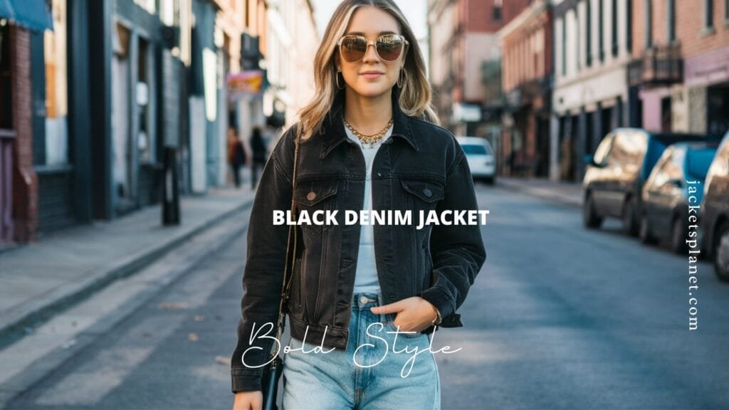How to Rock a Black Denim Jacket: The Fashionista’s Guide?